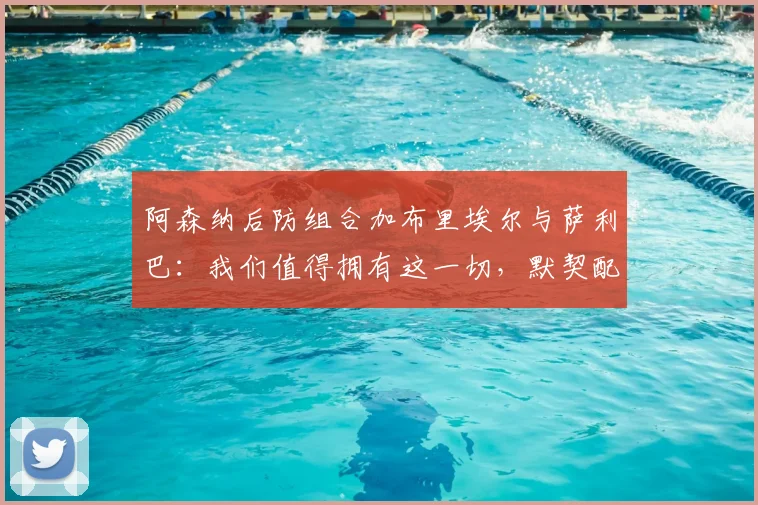 阿森纳后防组合加布里埃尔与萨利巴:我们值得拥有这一切,默契配合细节全解析